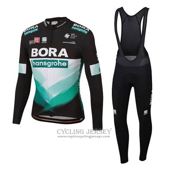 2020 Cycling Jersey Bora-hansgrone Blue Black Short Sleeve And Bib Short